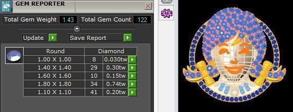 Wendys pin 3D print model_4
