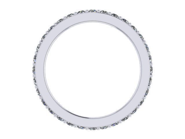 Diamond Wedding Band 3D print model_3