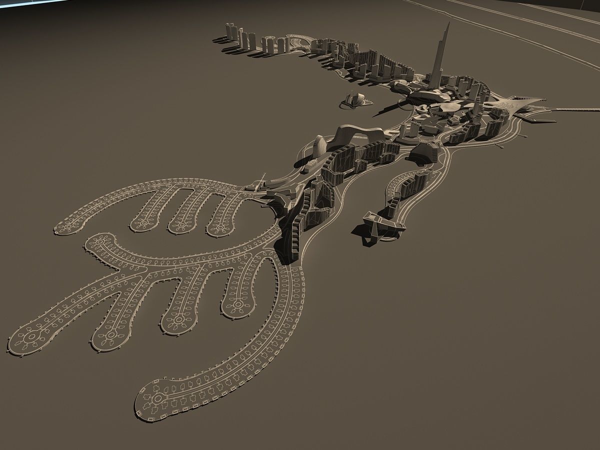 Artificial Island 3D model_17
