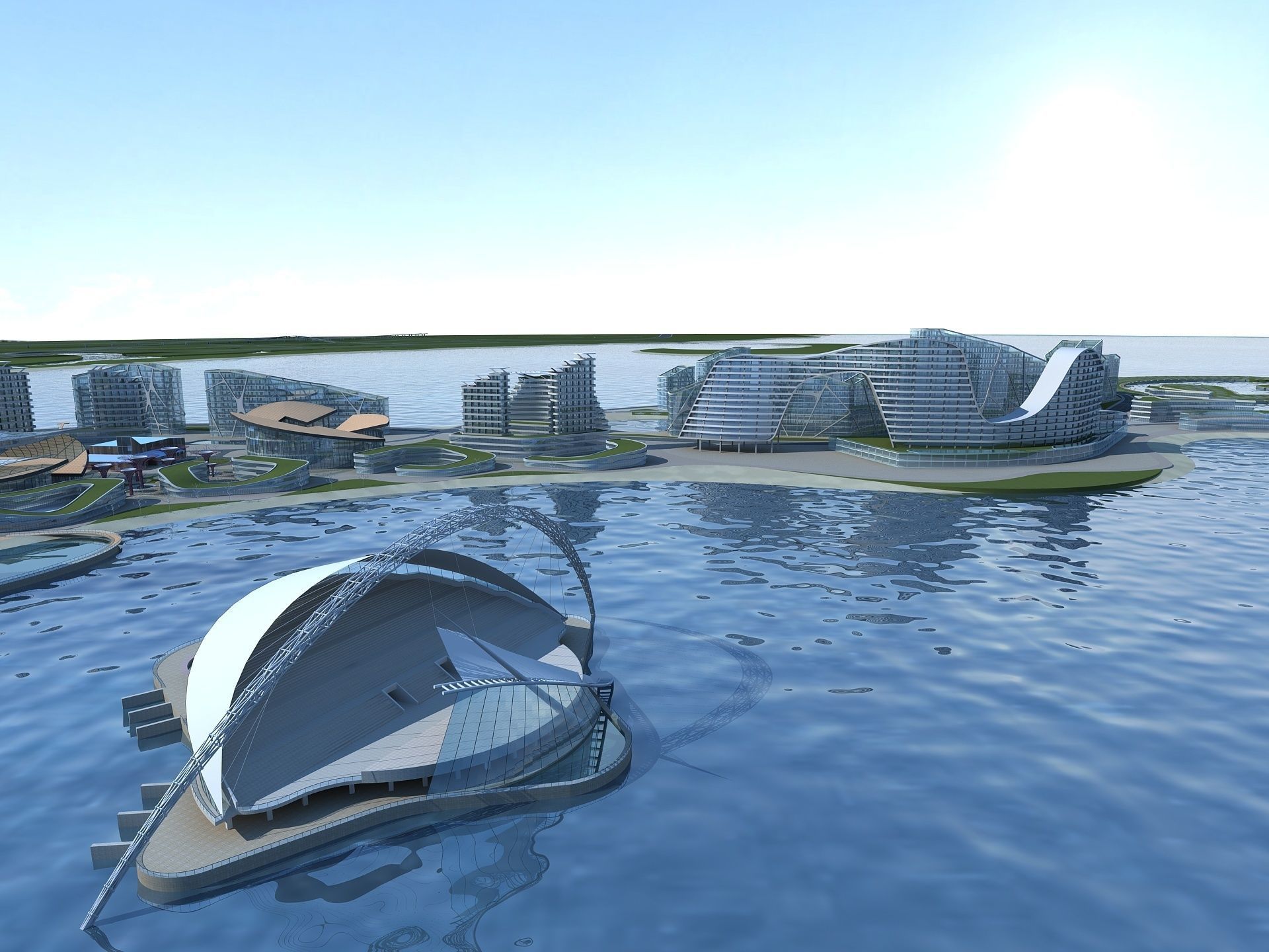 Artificial Island 3D model_6
