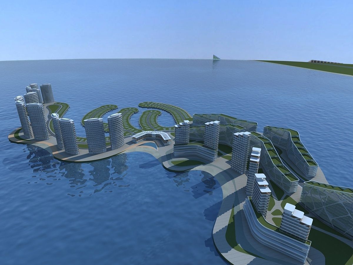 Artificial Island 3D model_13
