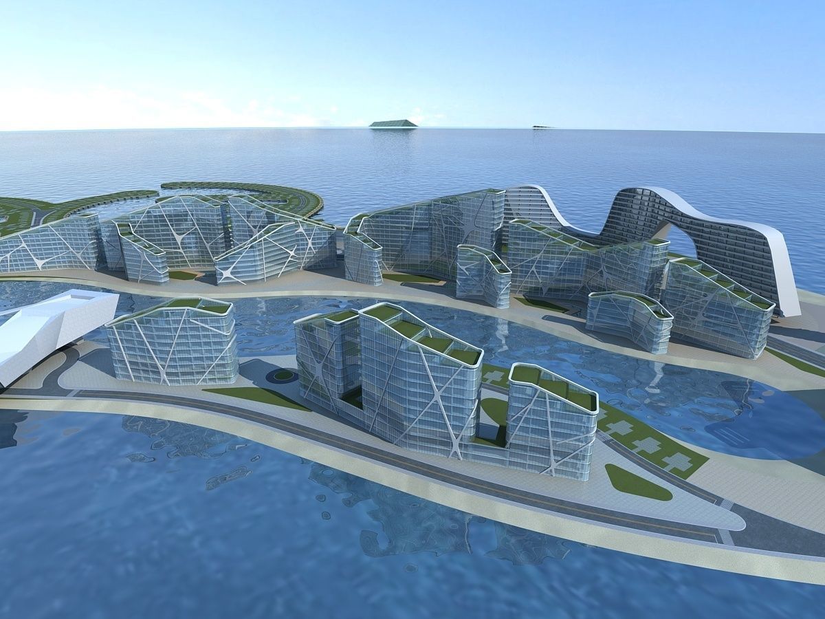 Artificial Island 3D model_8