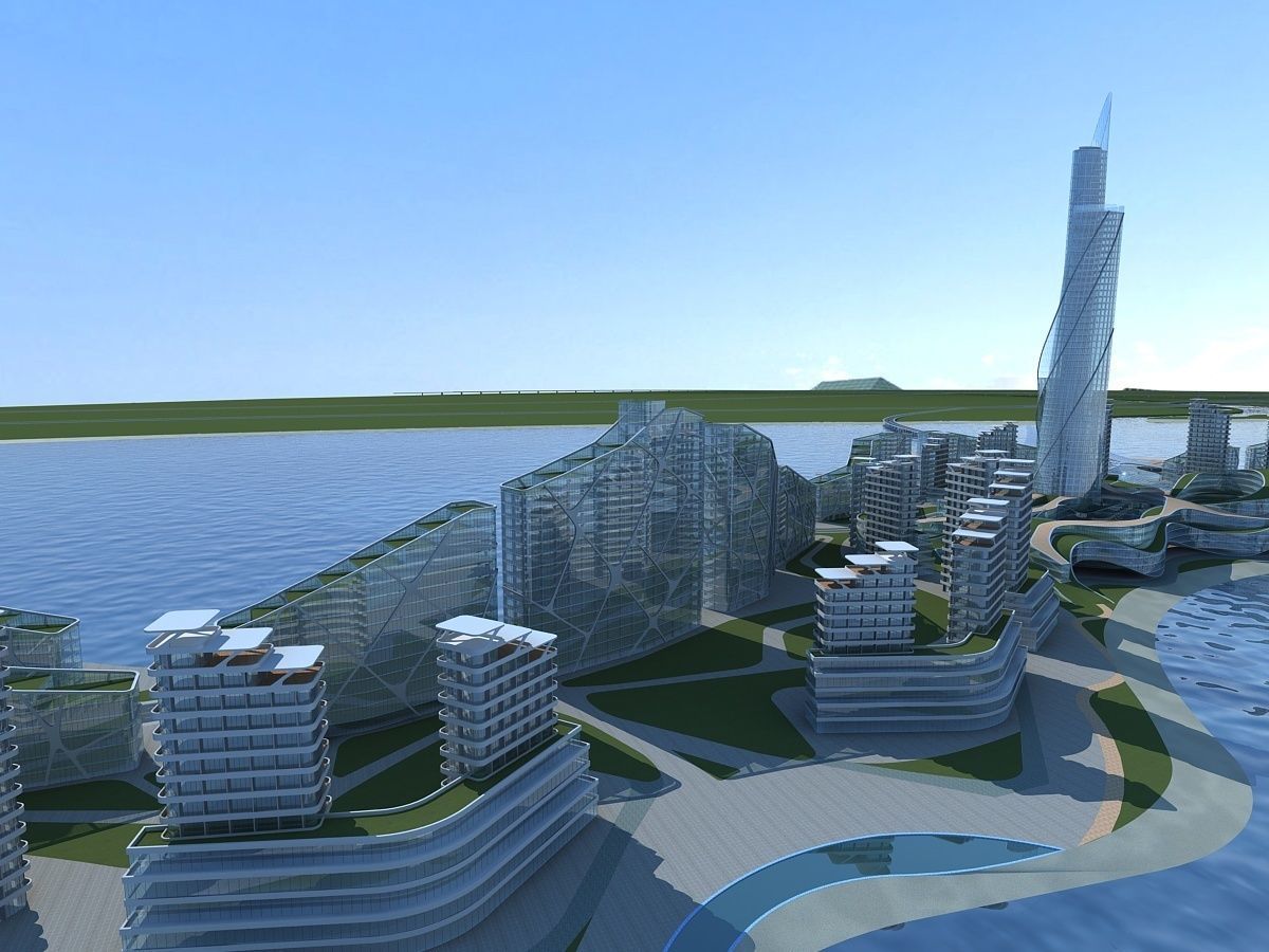 Artificial Island 3D model_12