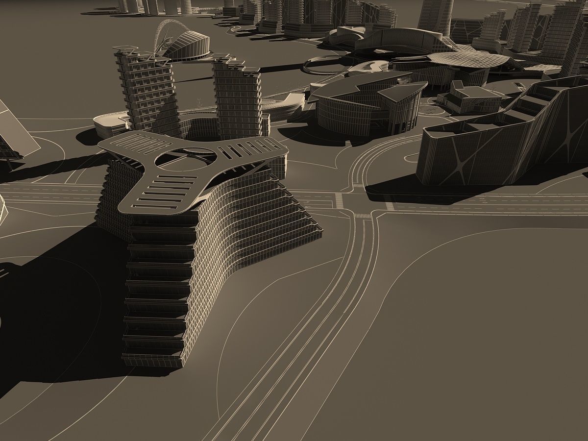 Artificial Island 3D model_21