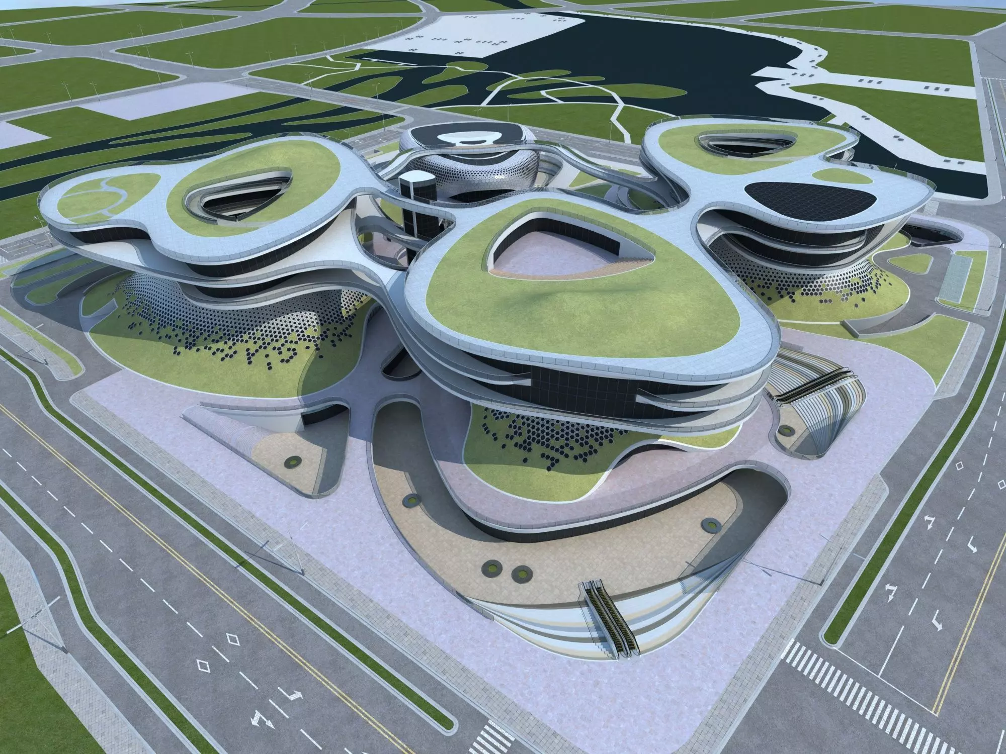 Shopping Mall 3D model_0