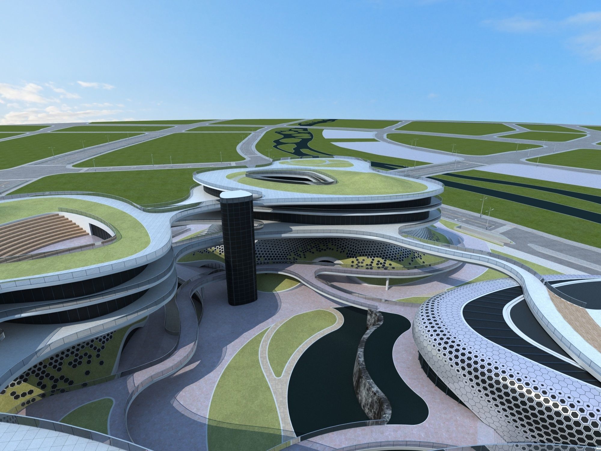 Shopping Mall 3D model_7