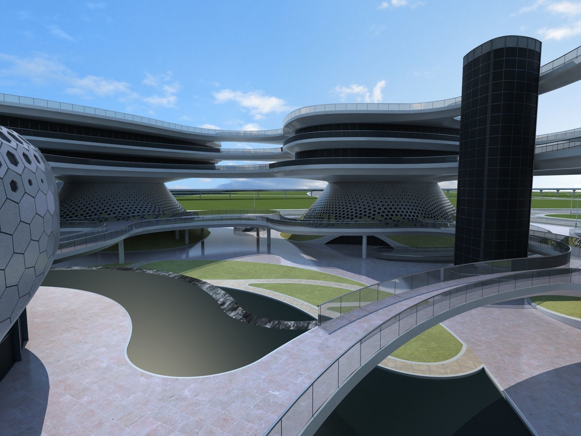 Shopping Mall 3D model_8