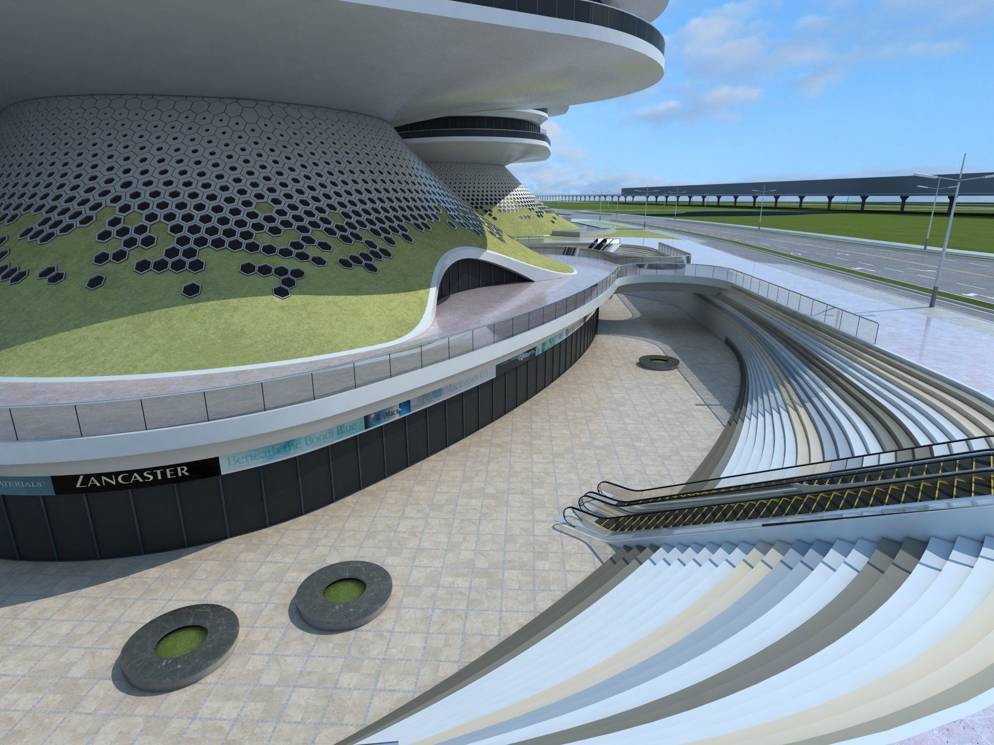 Shopping Mall 3D model_9