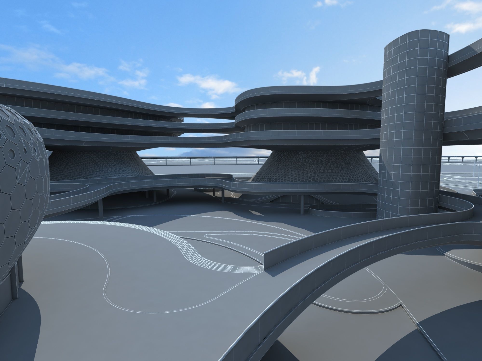 Shopping Mall 3D model_22