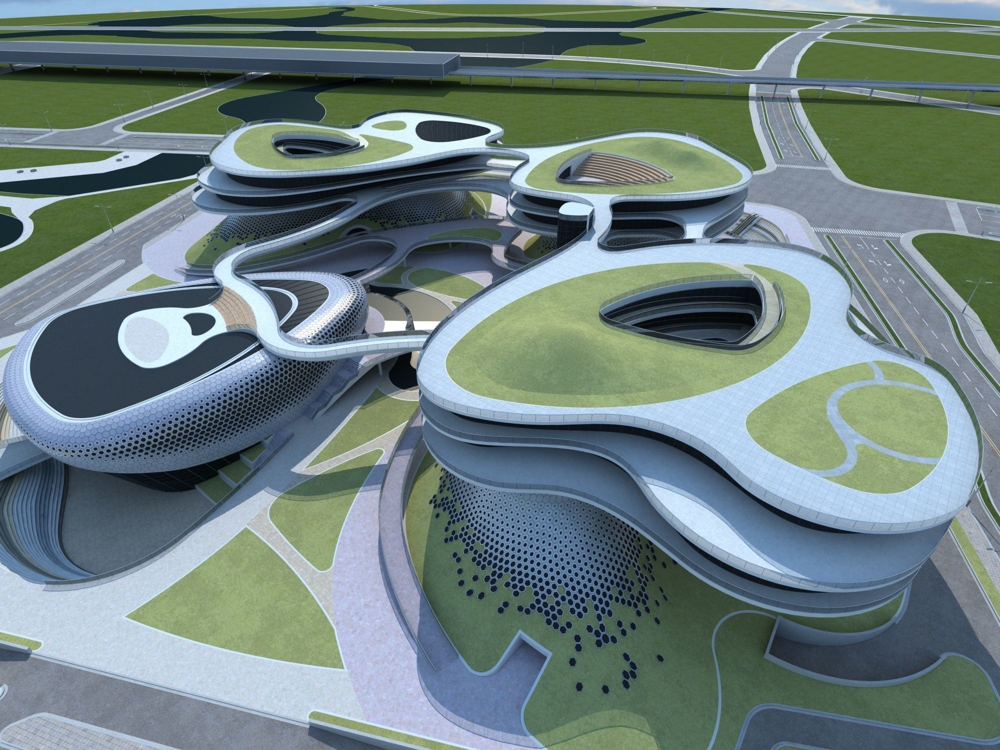 Shopping Mall 3D model_1