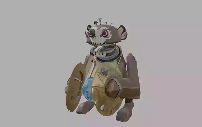 Jinx monkey bomb from arcane Free 3D model