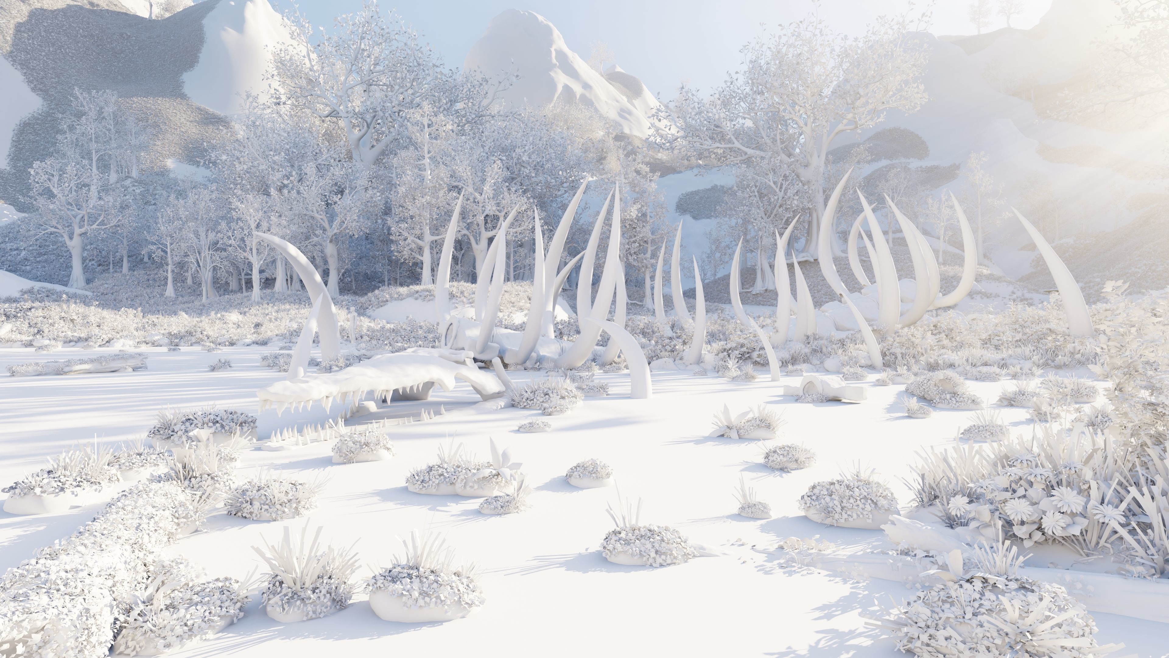 Skeleton Scene 3D model_11