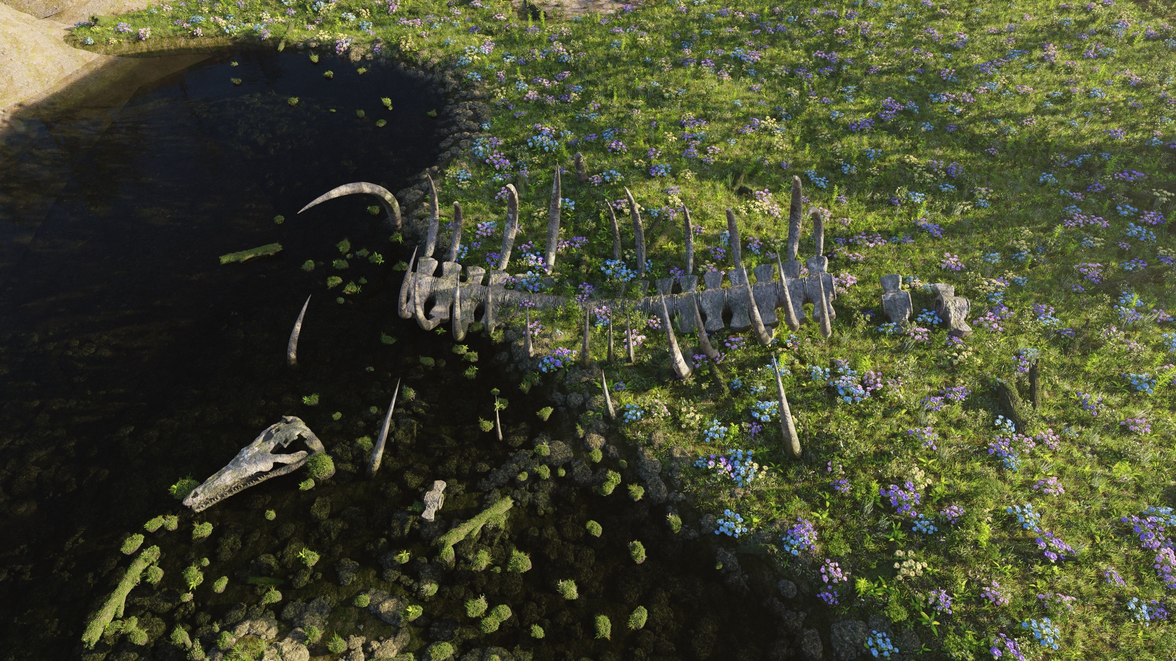 Skeleton Scene 3D model_6