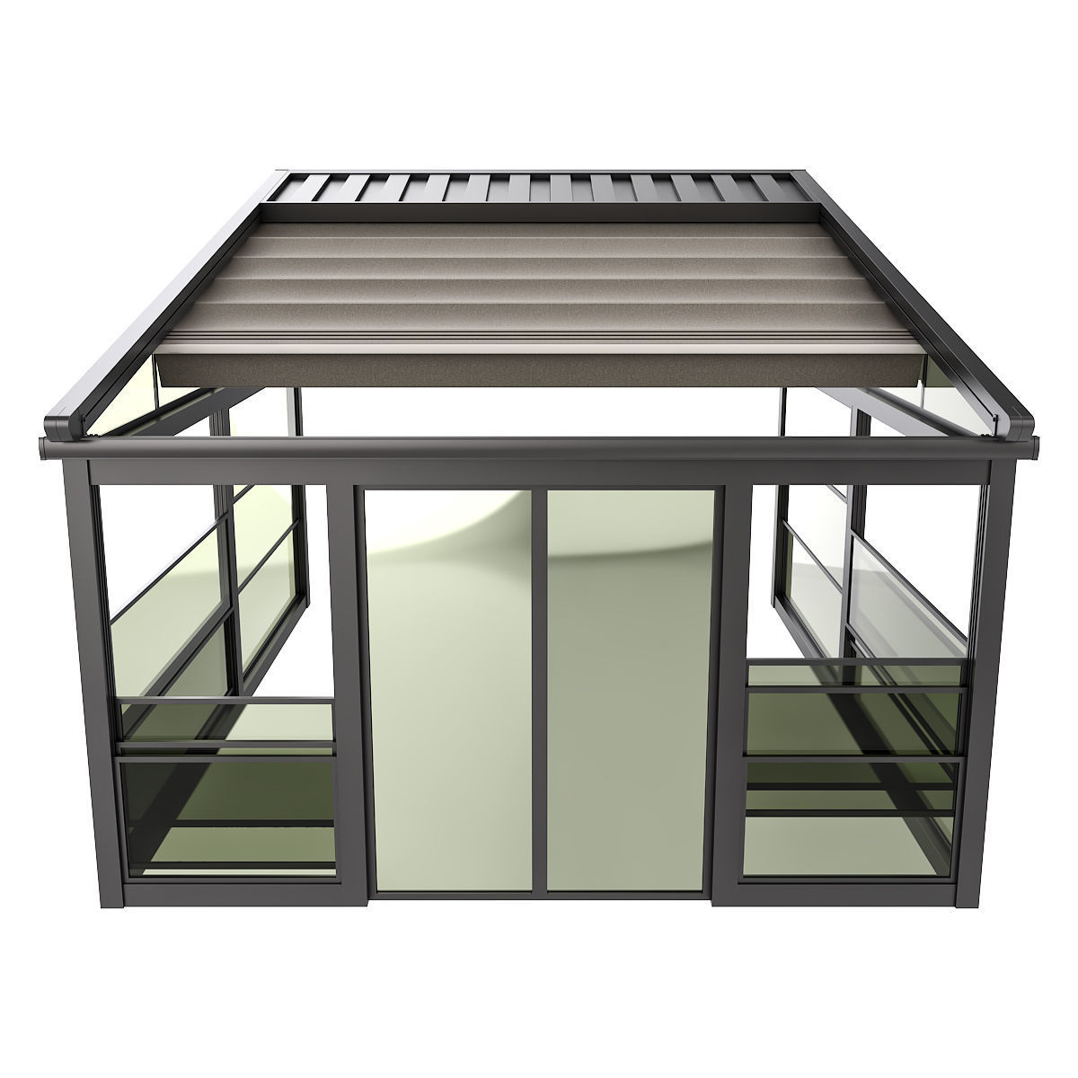 Motorized Pergola 5 sliding window 3D model_3