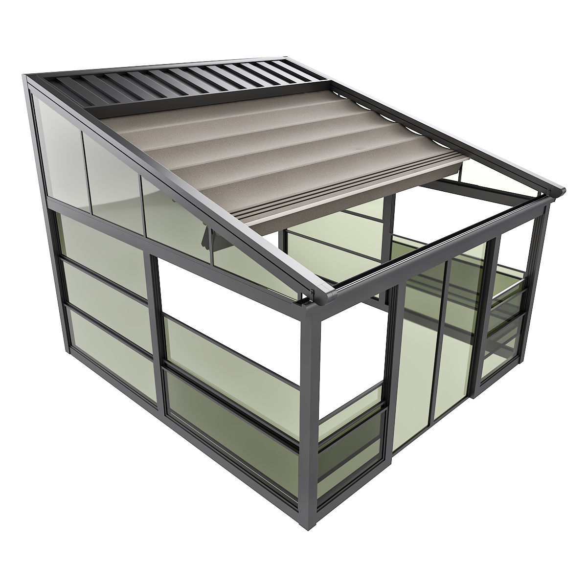 Motorized Pergola 5 sliding window 3D model_1