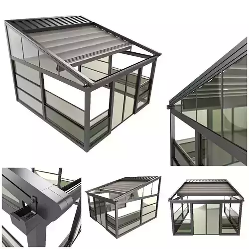 Motorized Pergola 5 sliding window
