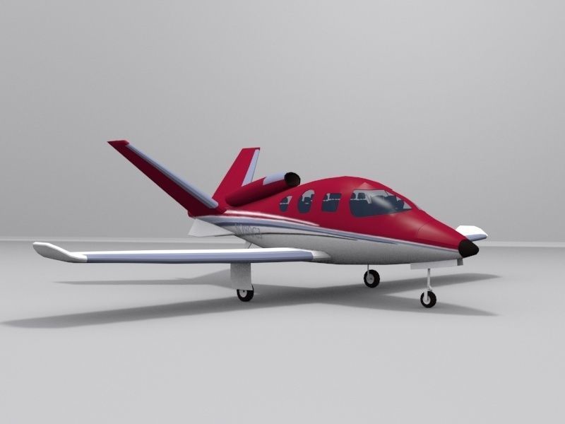 Cirrus Vision SF50 Low-poly 3D model_6