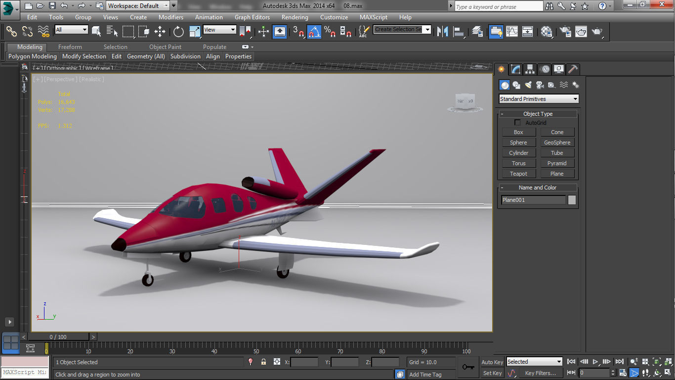 Cirrus Vision SF50 Low-poly 3D model_12