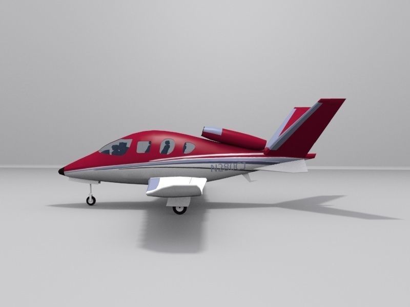 Cirrus Vision SF50 Low-poly 3D model_1
