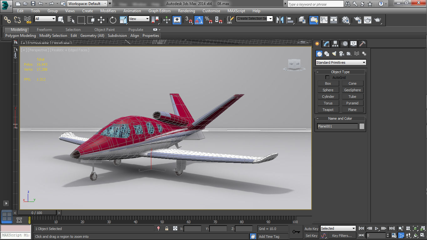 Cirrus Vision SF50 Low-poly 3D model_13