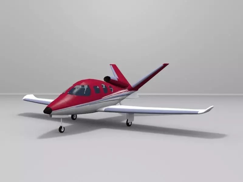 Cirrus Vision SF50 Low-poly 3D model_0
