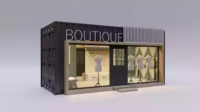 Mini Boutique Container 20ft