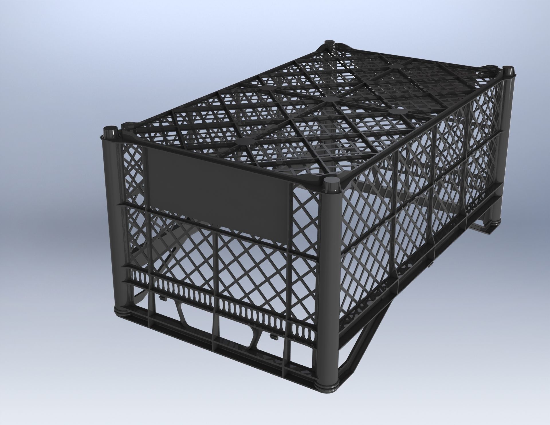 Injection mold making-Plastic case mold making 3D model_8