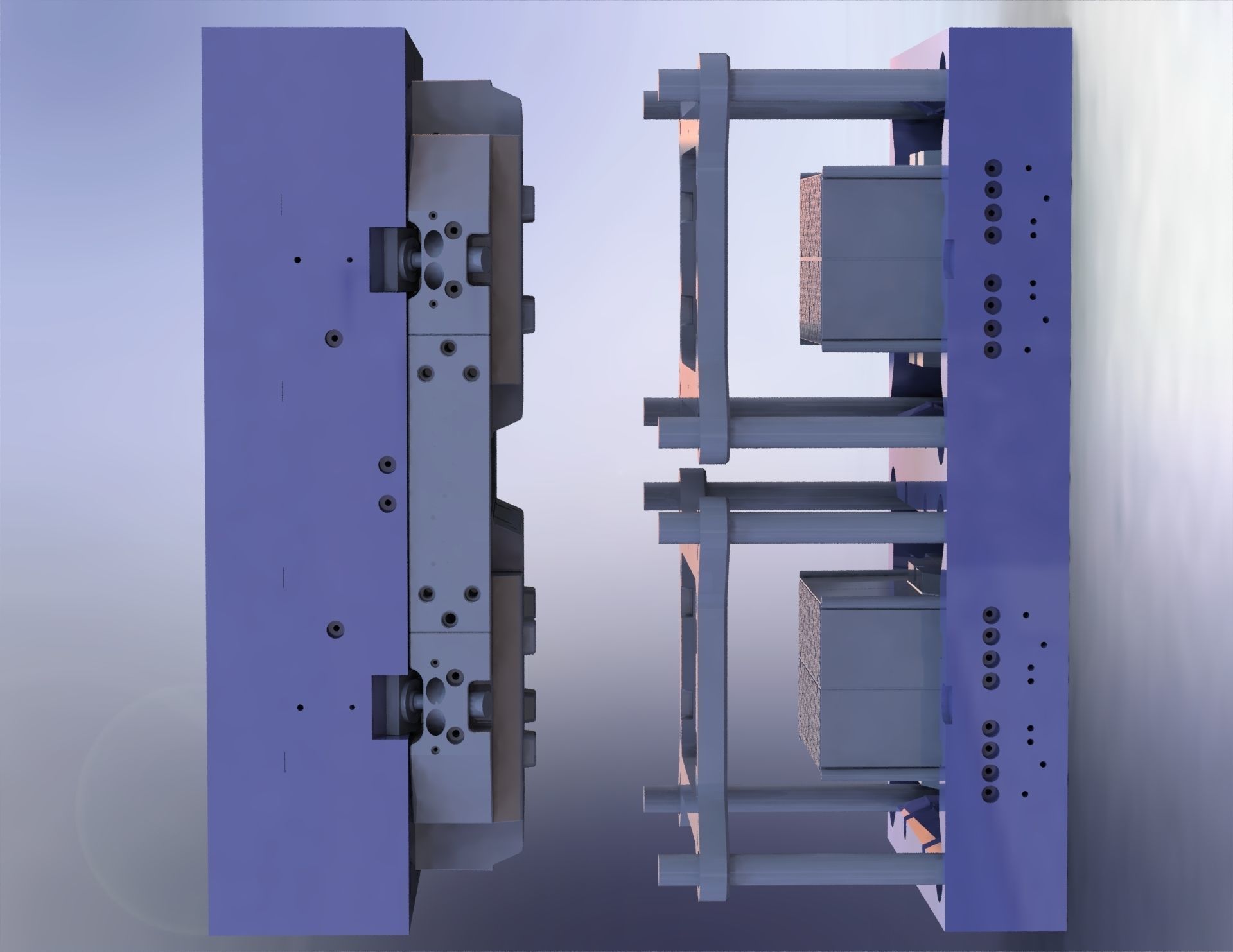 Injection mold making-Plastic case mold making 3D model_1