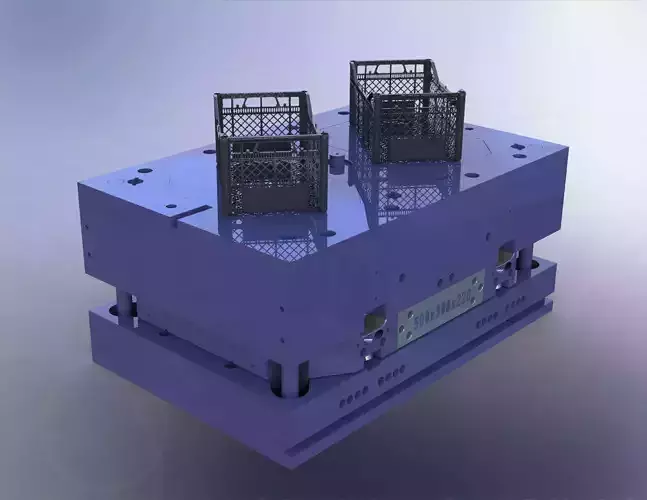 Injection mold making-Plastic case mold making 3D model