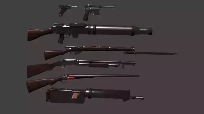 WW1 Gun Pack