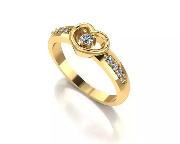 Heart Stone Ring 