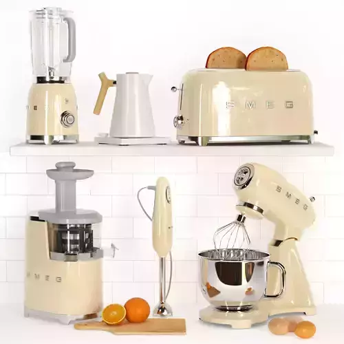 SMEG 50s Style Kitchen Appliance Collection- Corona