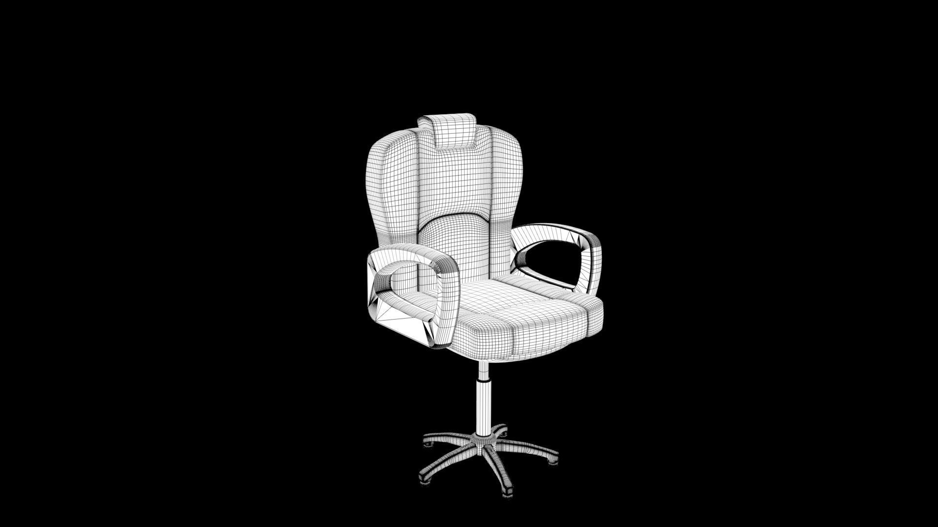 chair office 3D model_7