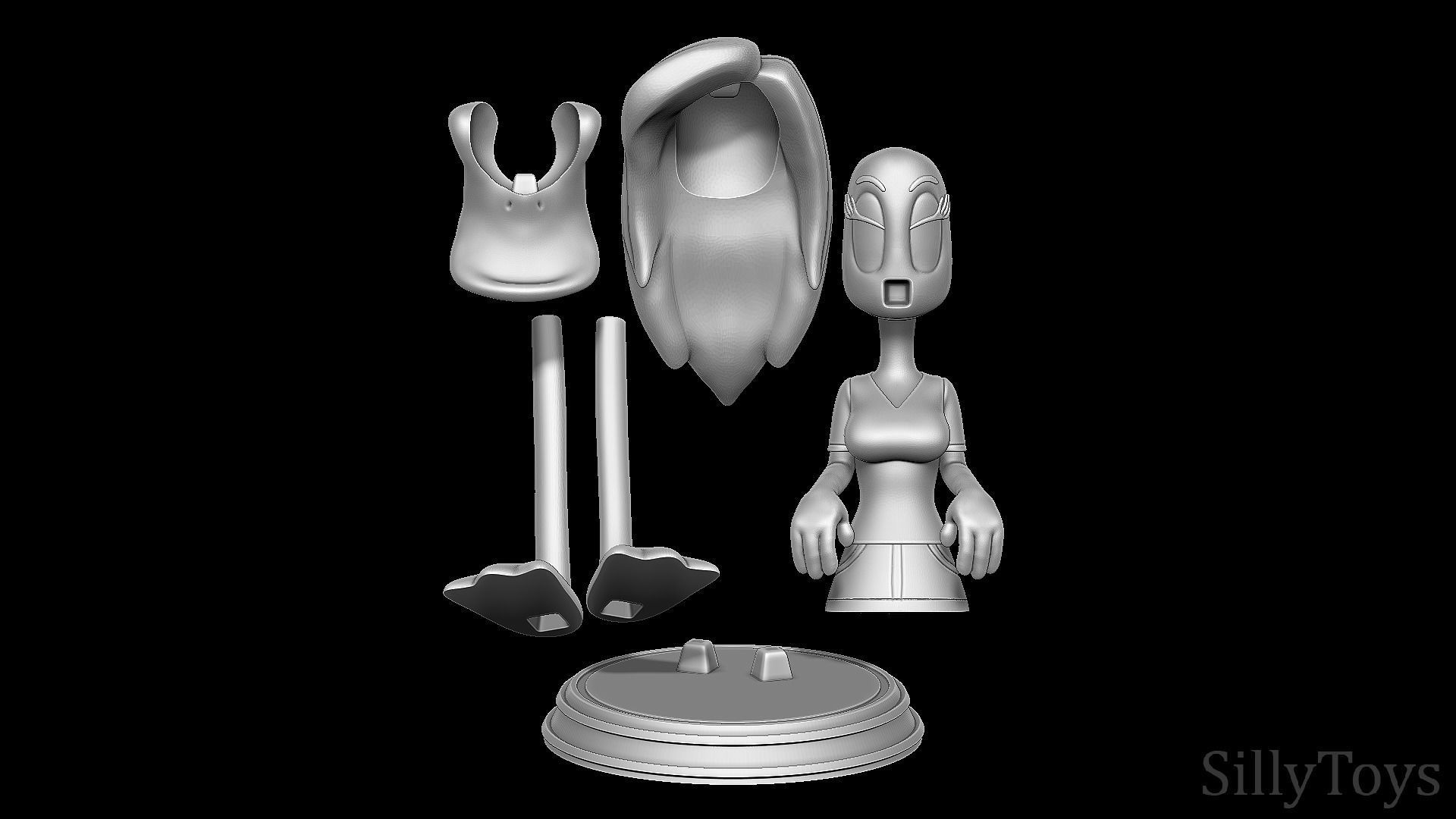 Tina Russo - The Looney Tunes Show 3D print model_10