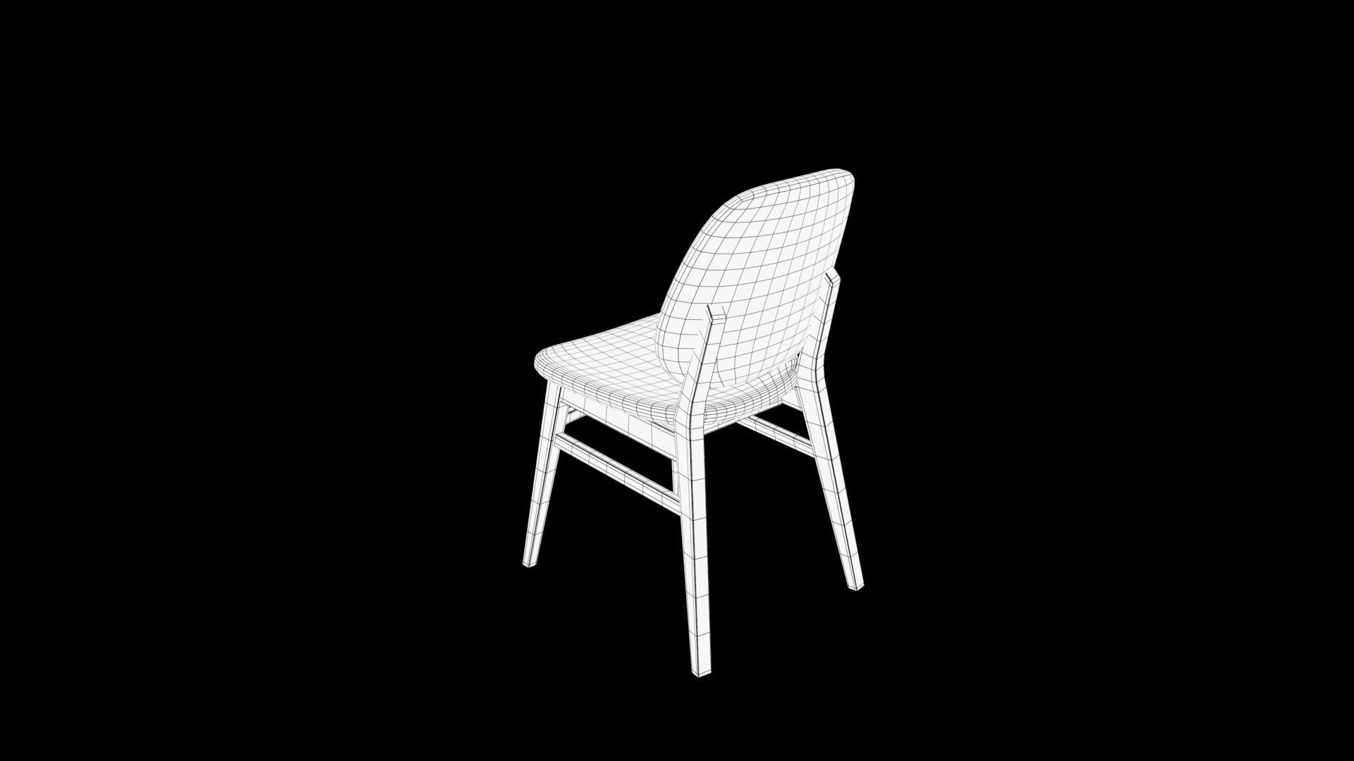 chair dining 3D model_9