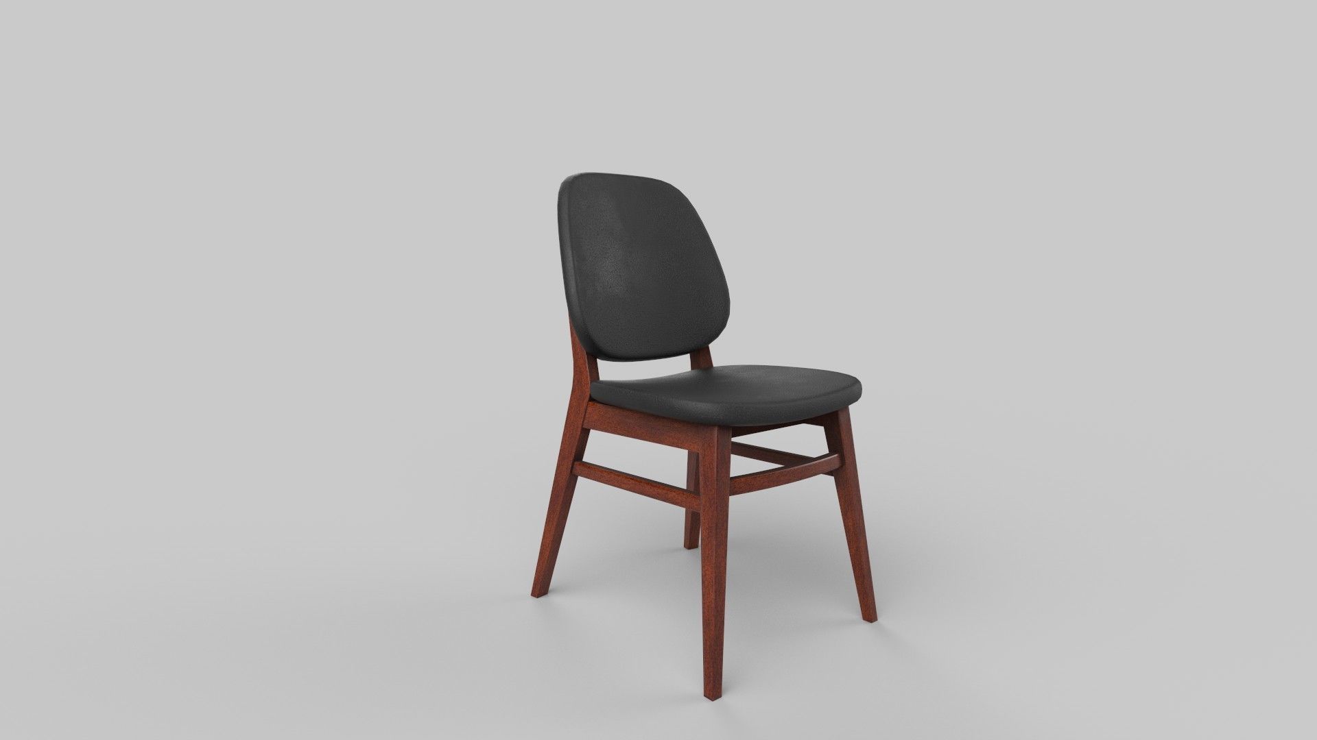chair dining 3D model_2