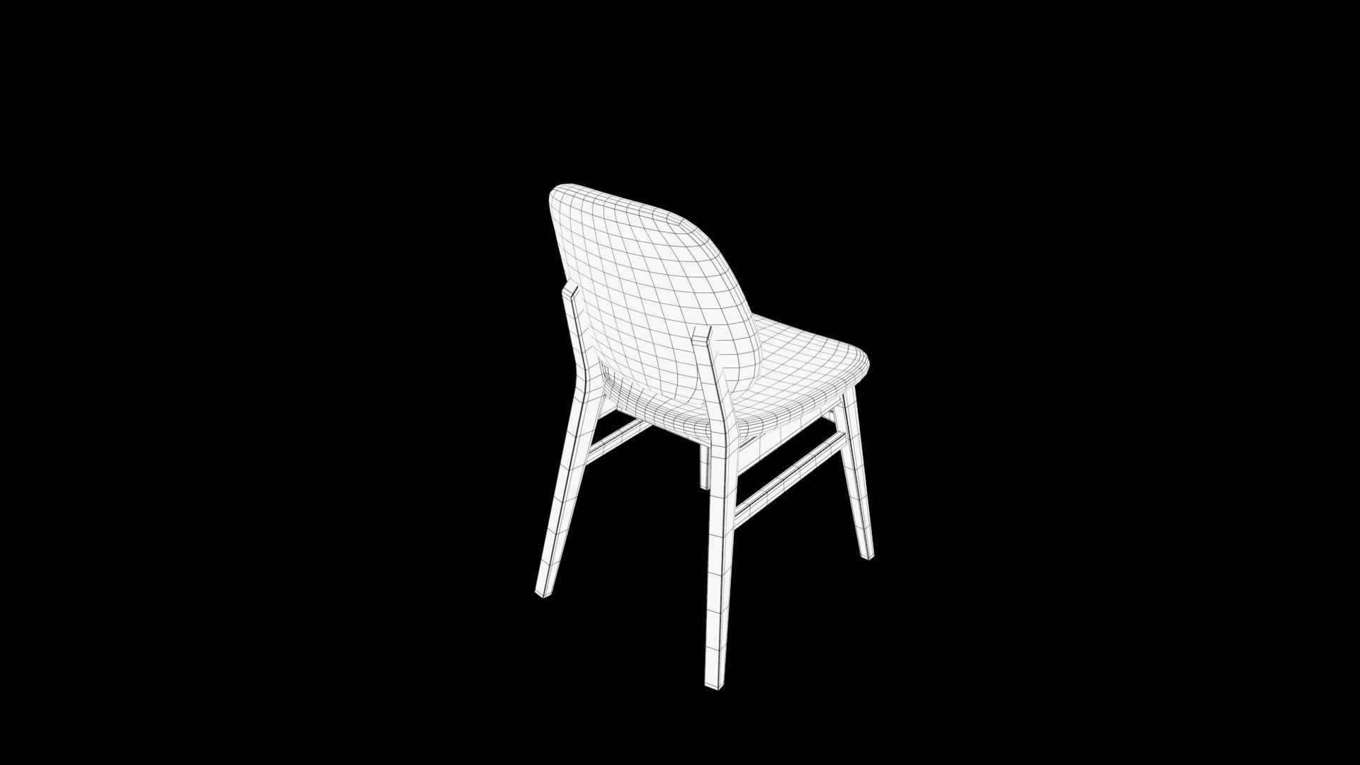 chair dining 3D model_8