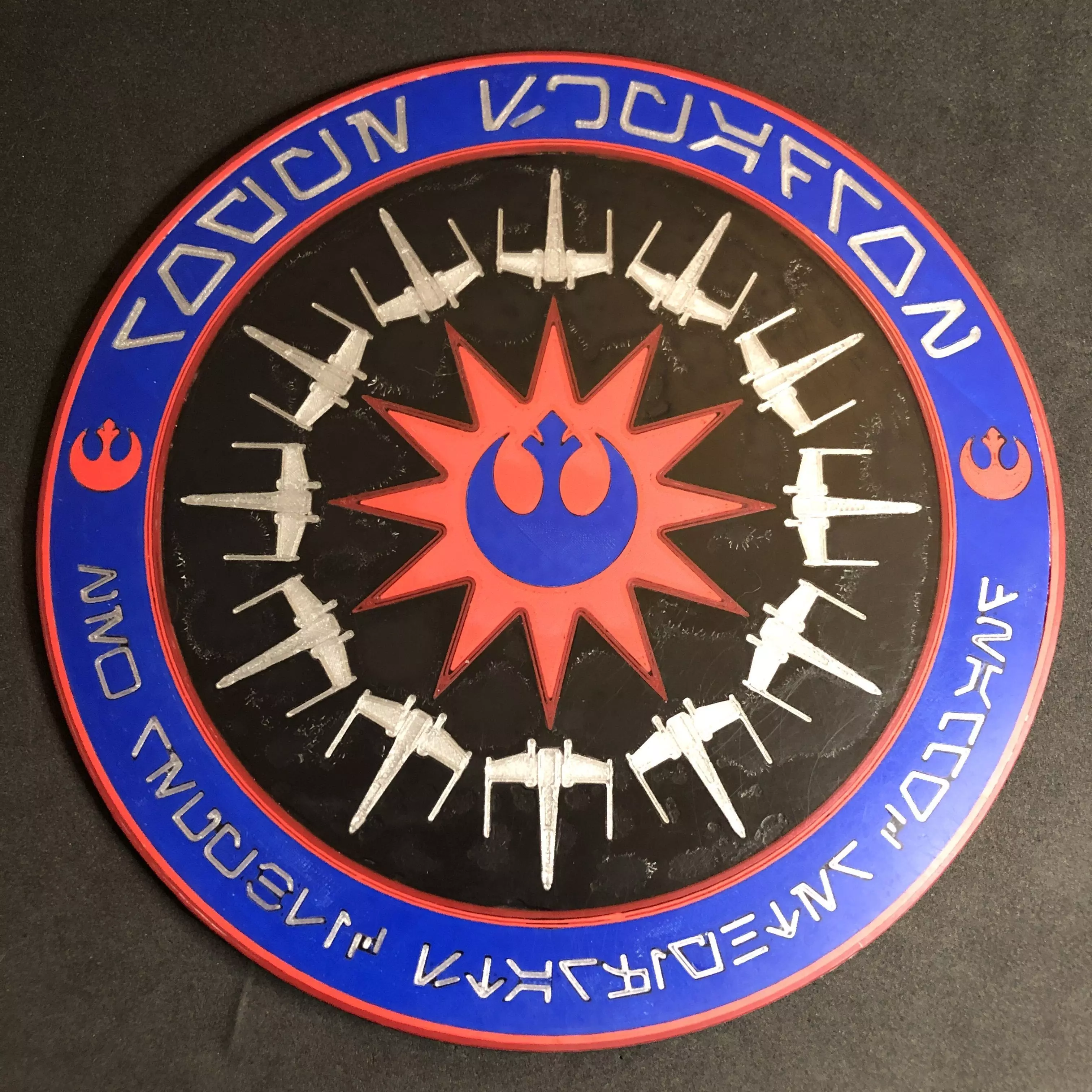 Rogue Squadron Emblem Wall Plaque 3D print model_0