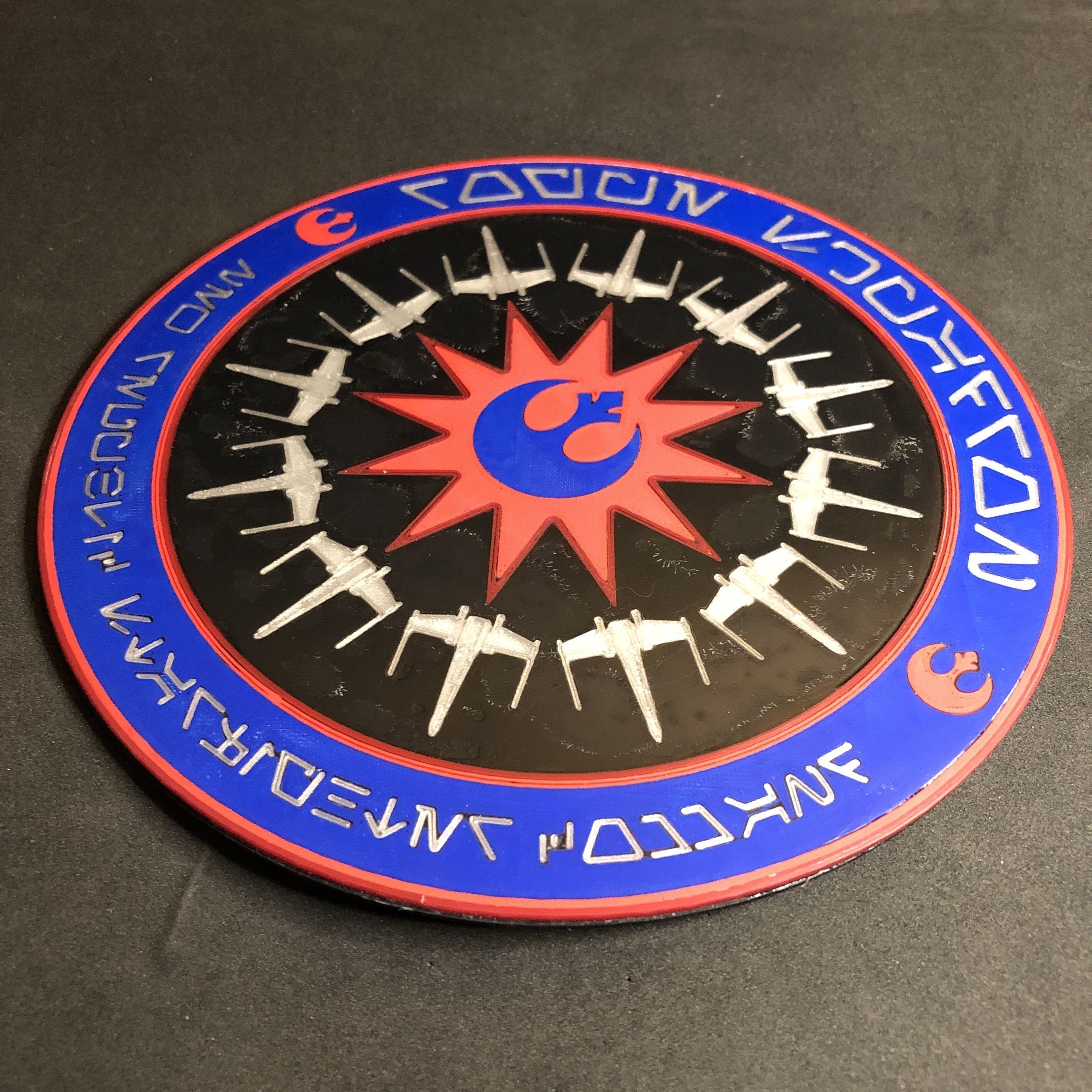 Rogue Squadron Emblem Wall Plaque 3D print model_1