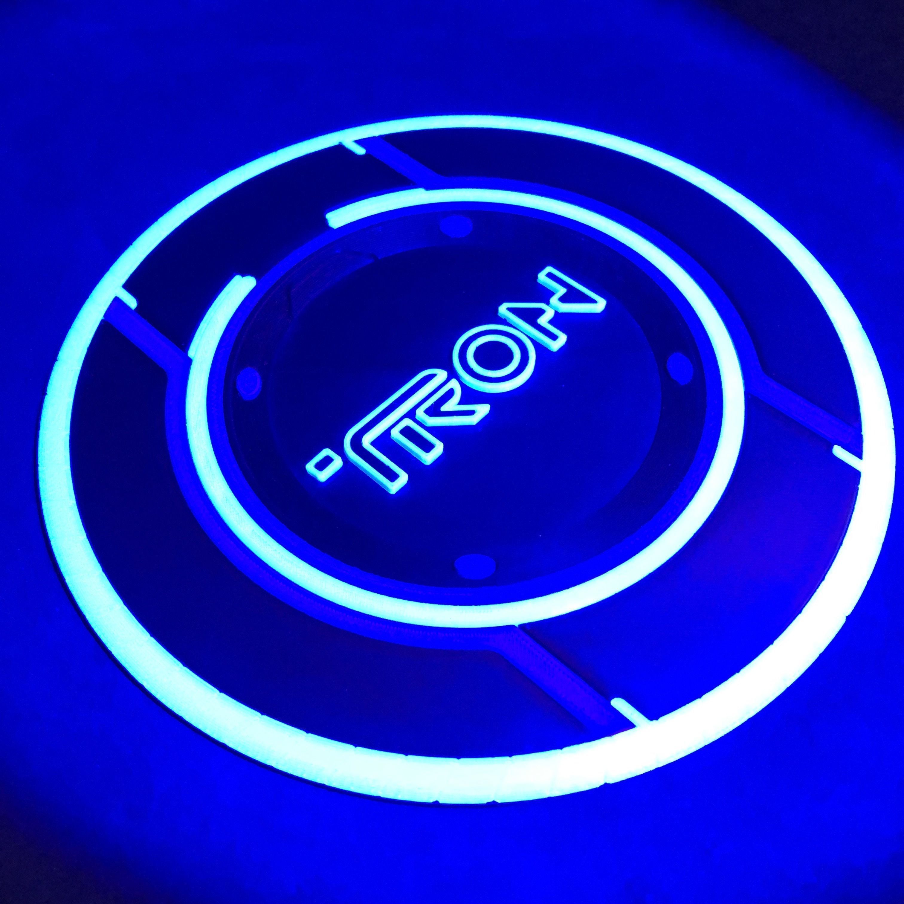 Tron Legacy Disc Wall Plaque 3D print model_8