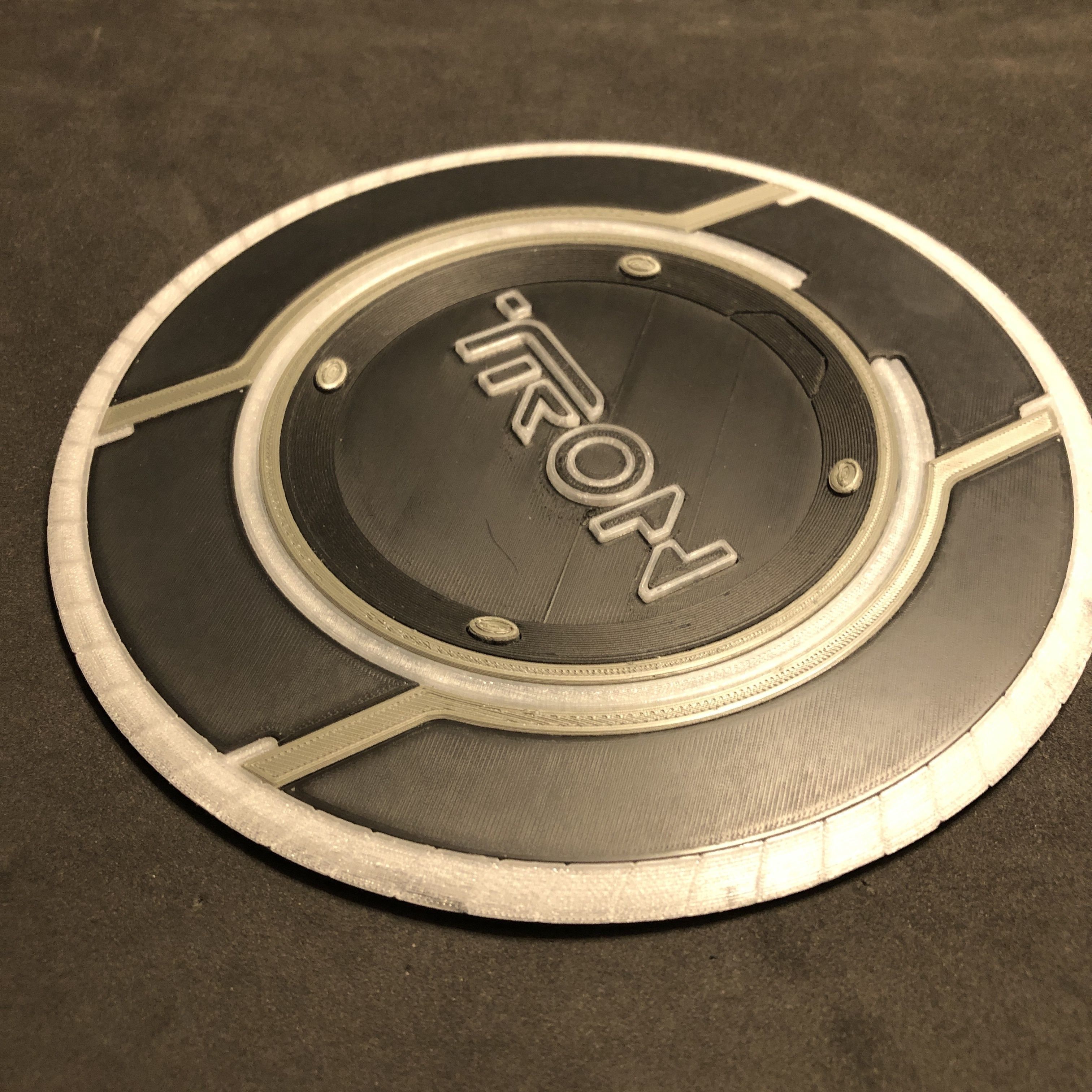Tron Legacy Disc Wall Plaque 3D print model_4