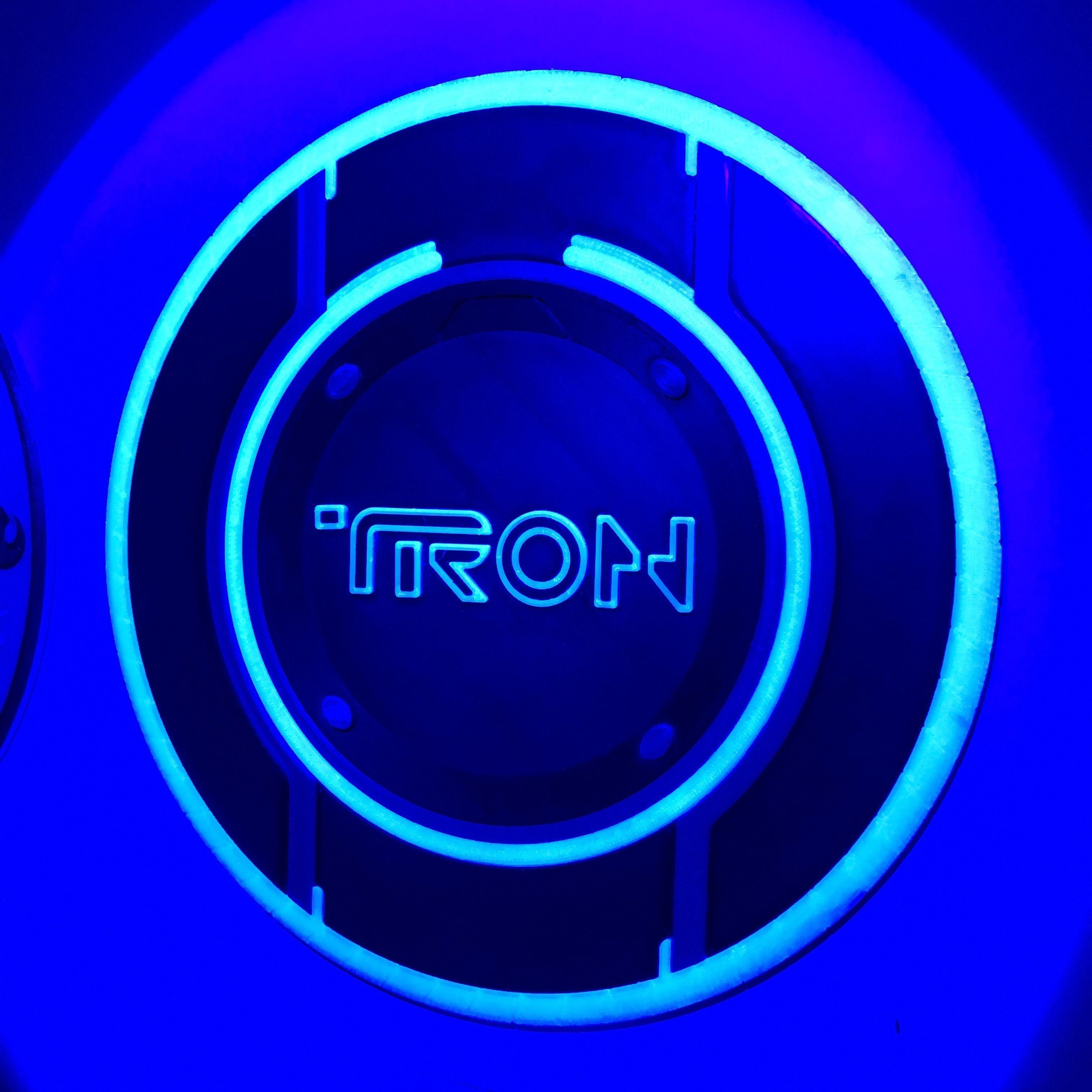 Tron Legacy Disc Wall Plaque 3D print model_2