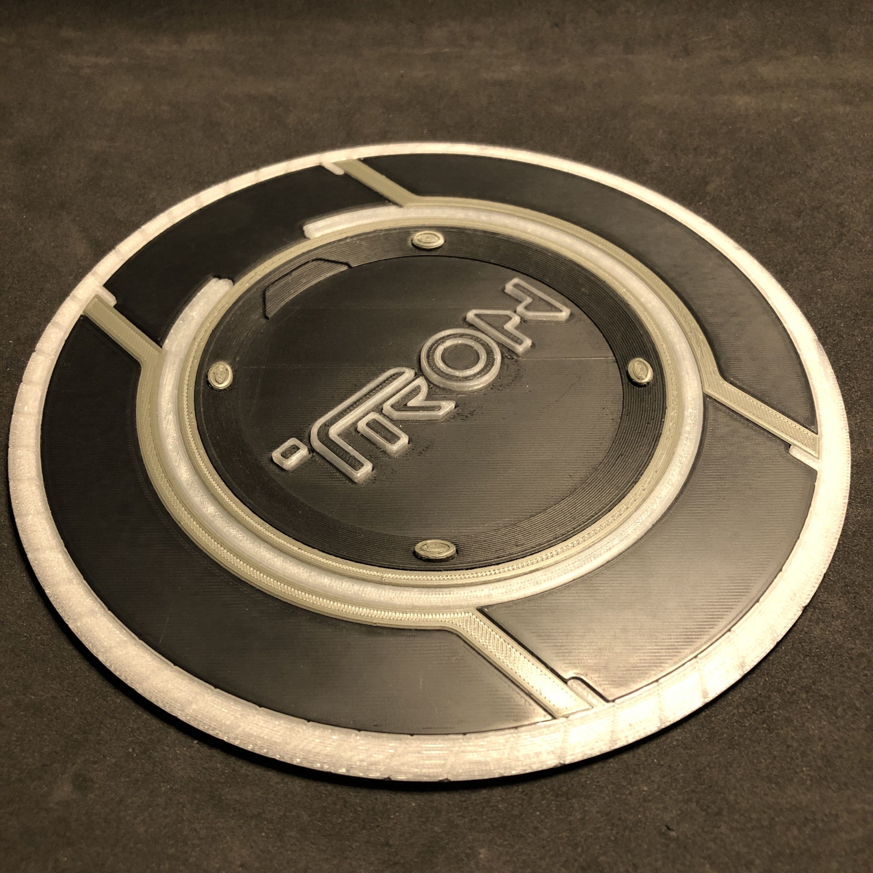 Tron Legacy Disc Wall Plaque 3D print model_7