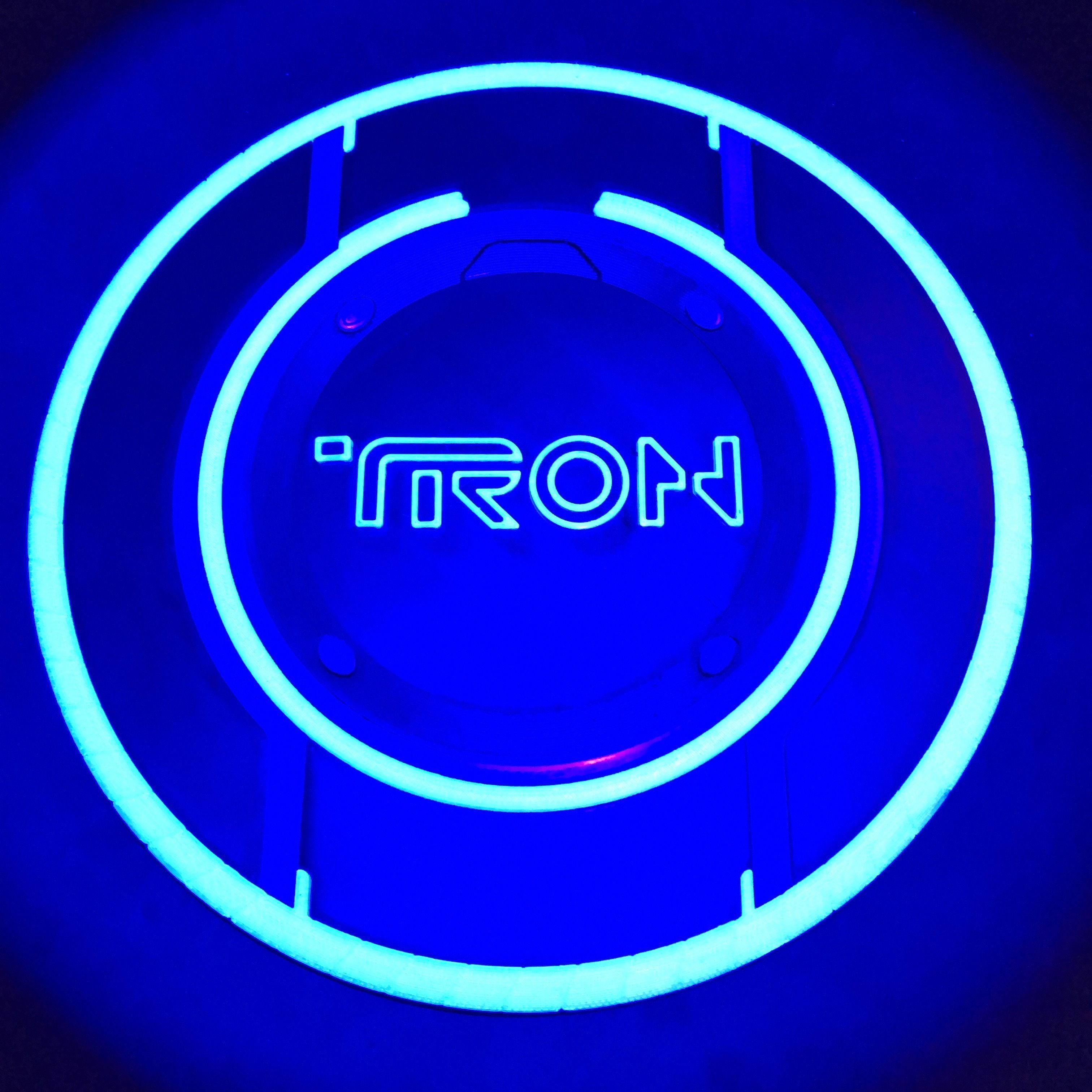 Tron Legacy Disc Wall Plaque 3D print model_9