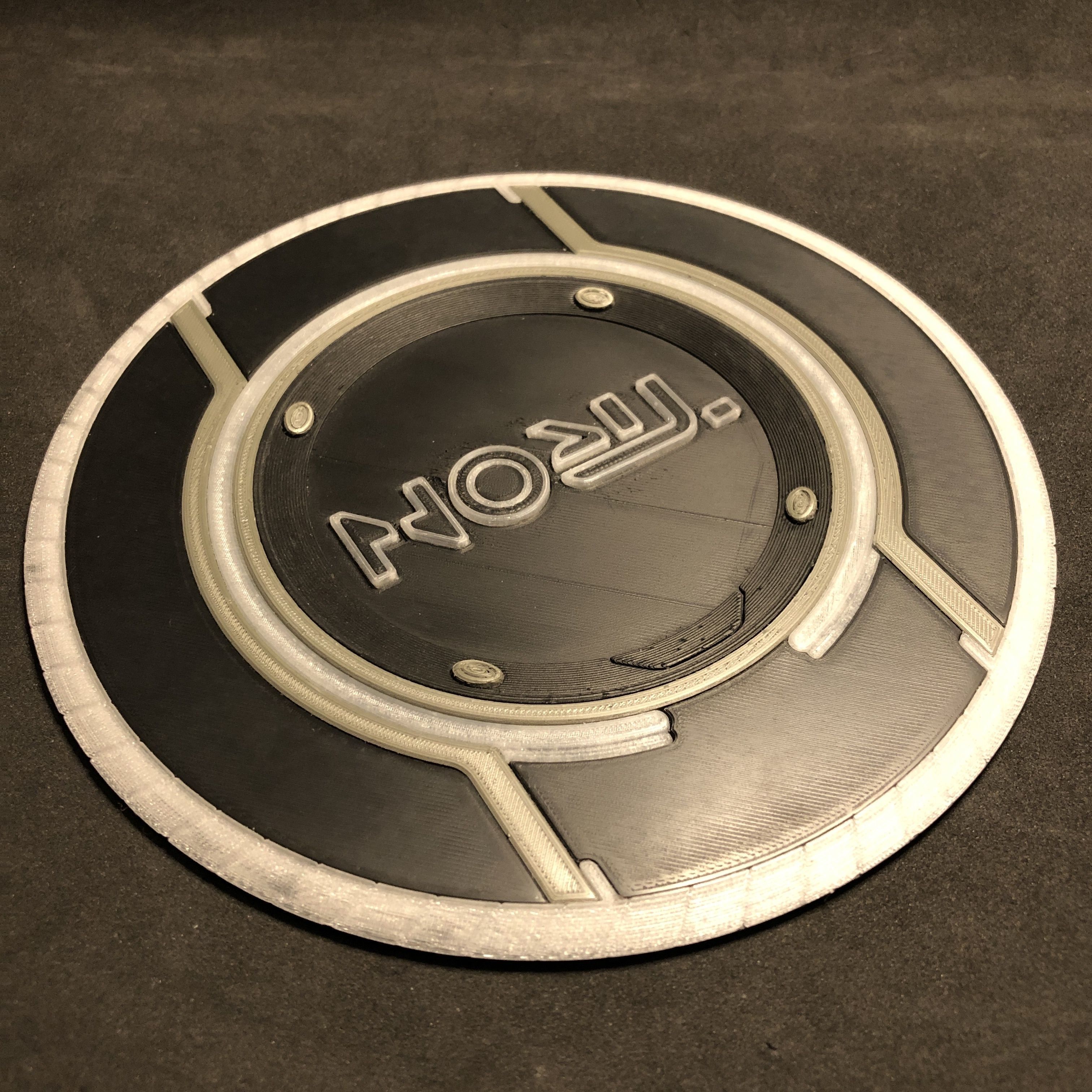 Tron Legacy Disc Wall Plaque 3D print model_5