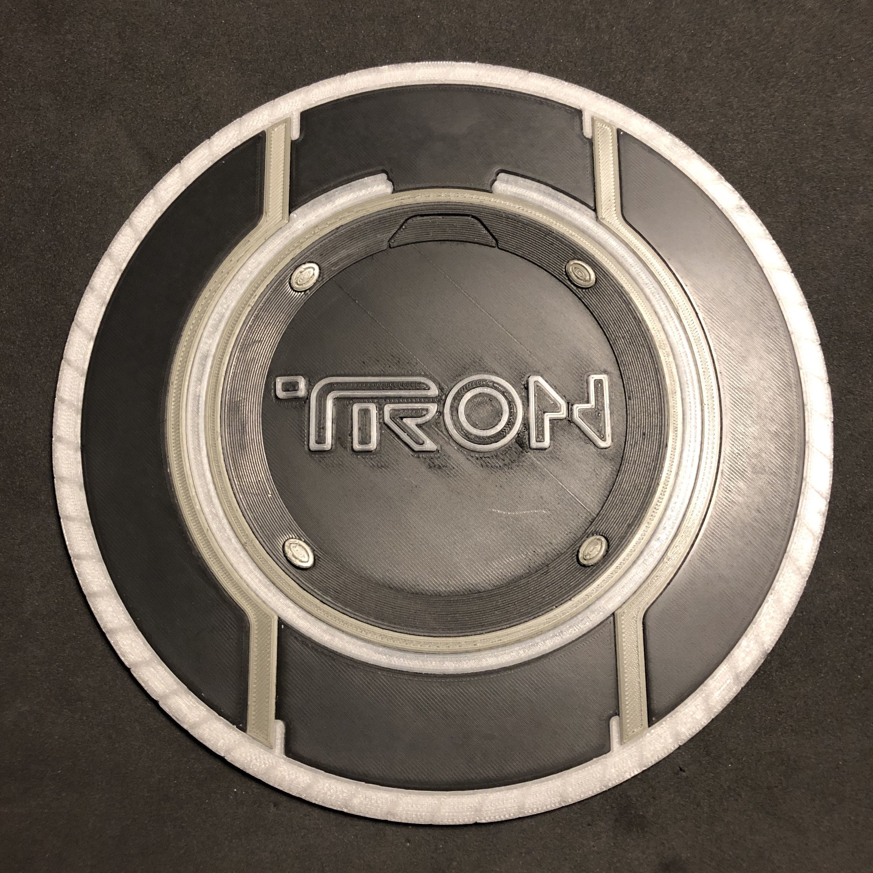 Tron Legacy Disc Wall Plaque 3D print model_3