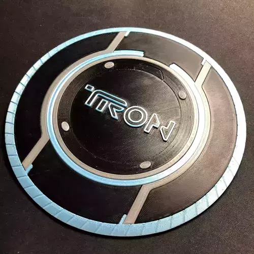 Tron Legacy Disc Wall Plaque 3D print model