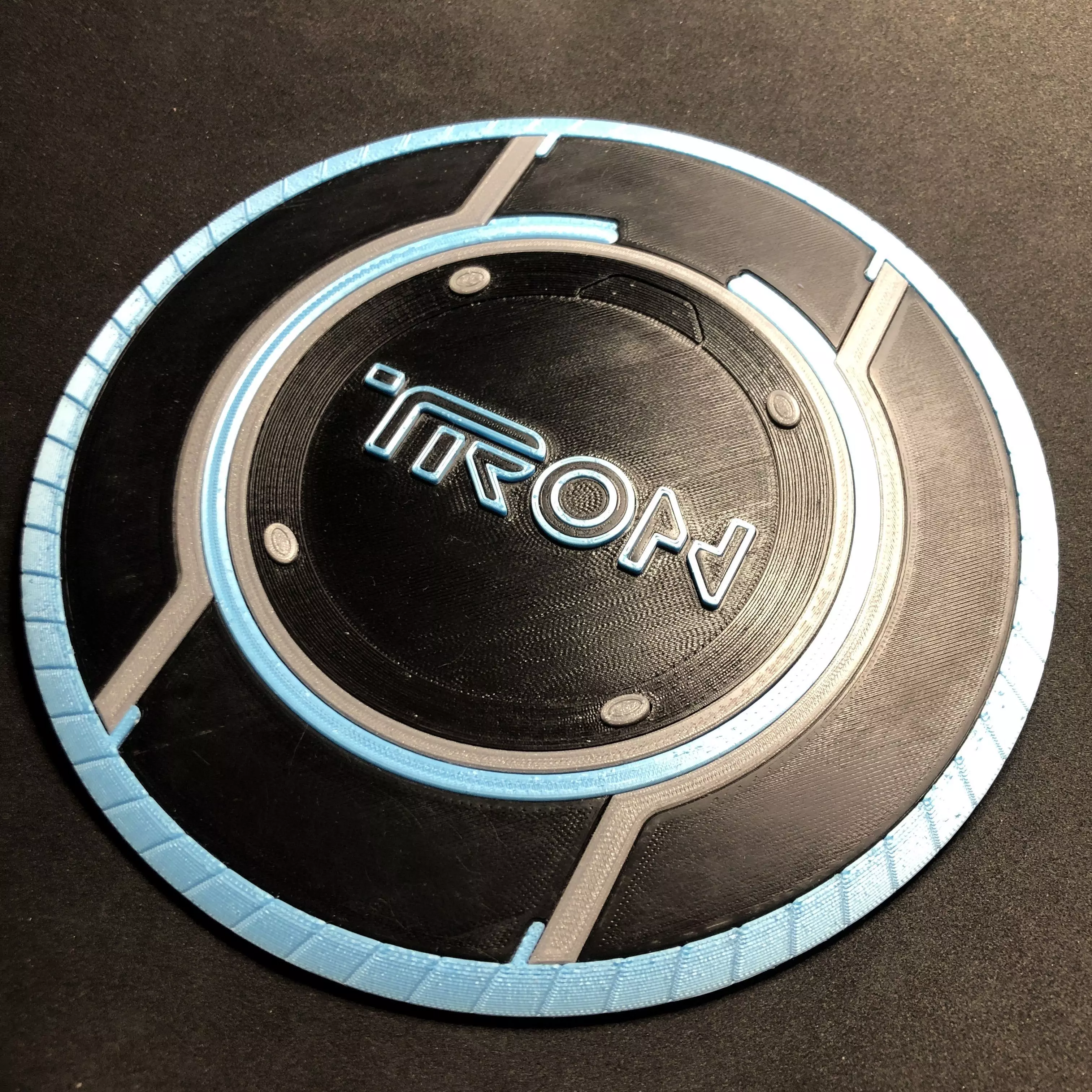 Tron Legacy Disc Wall Plaque 3D print model_0
