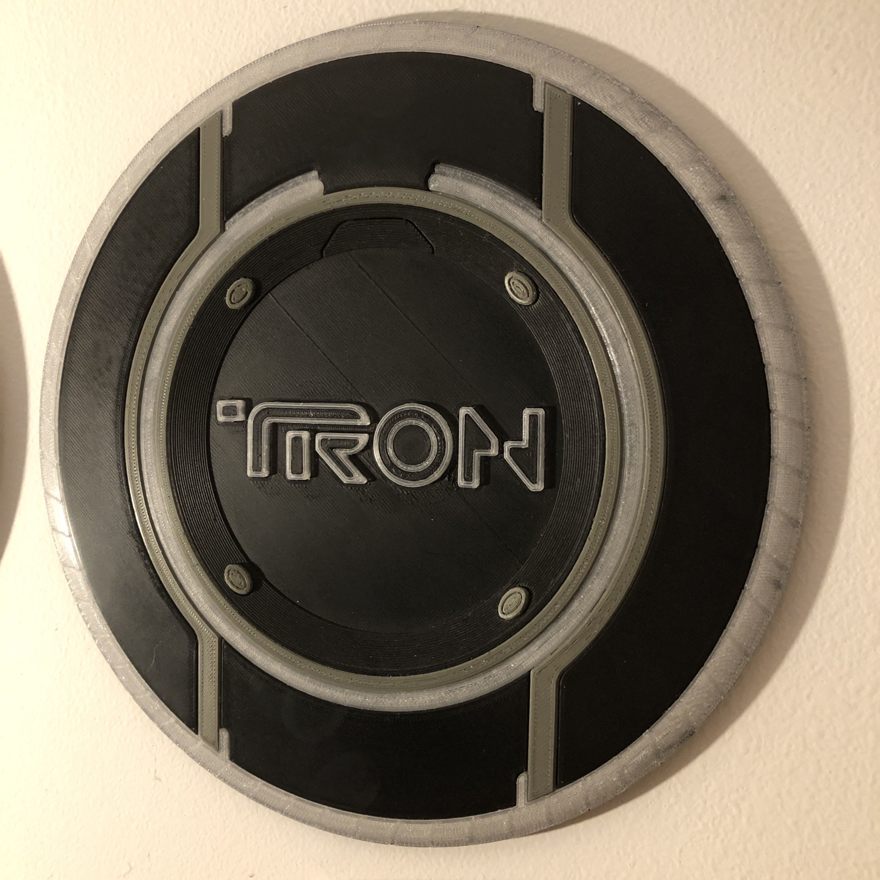 Tron Legacy Disc Wall Plaque 3D print model_1