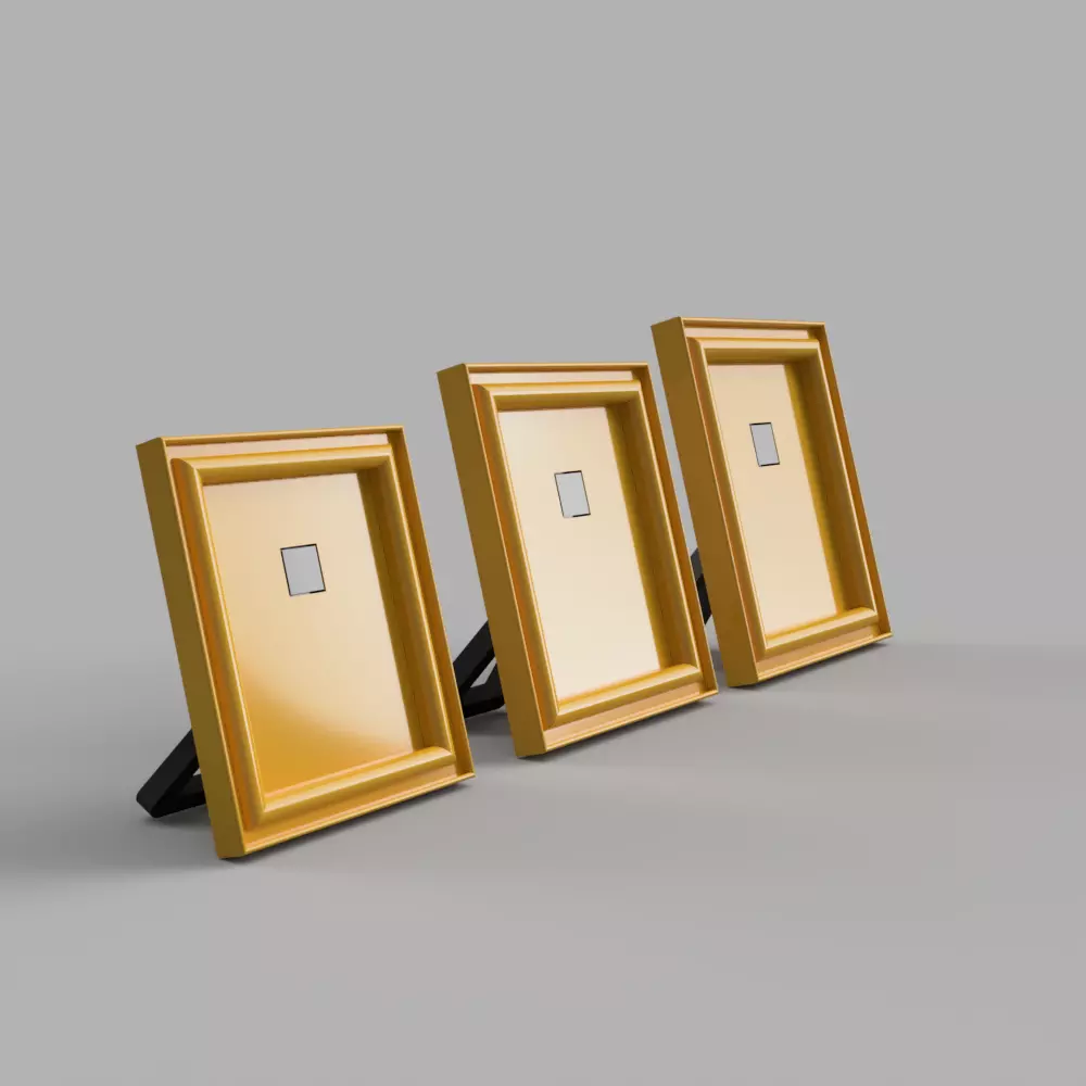Photo Frames with Hinges 3D print model_0